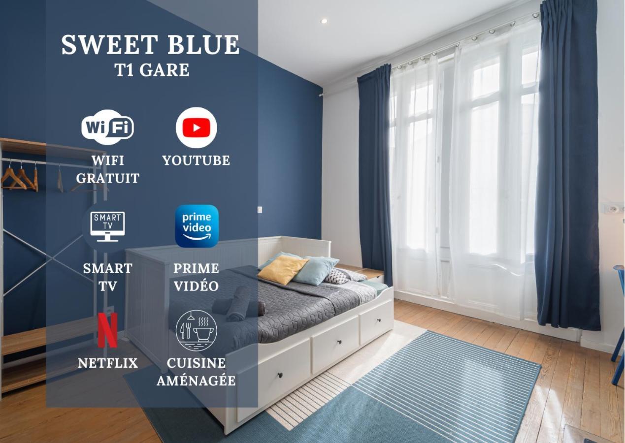 Sweet Blue T1 Gare Libourne Apartment ภายนอก รูปภาพ